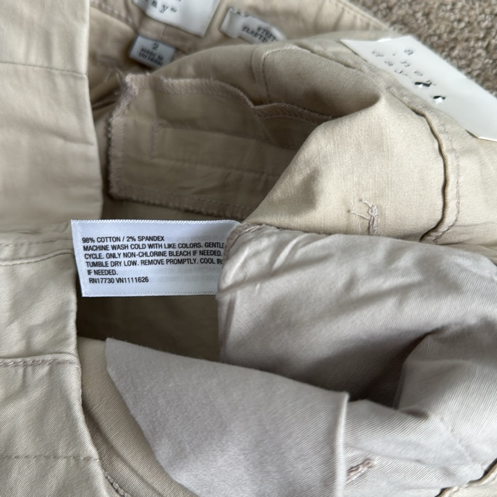 P13 NWT a new day High Rise‎ Straight Ankle Chino Pant - Size: 2 - Picture 8 of 10